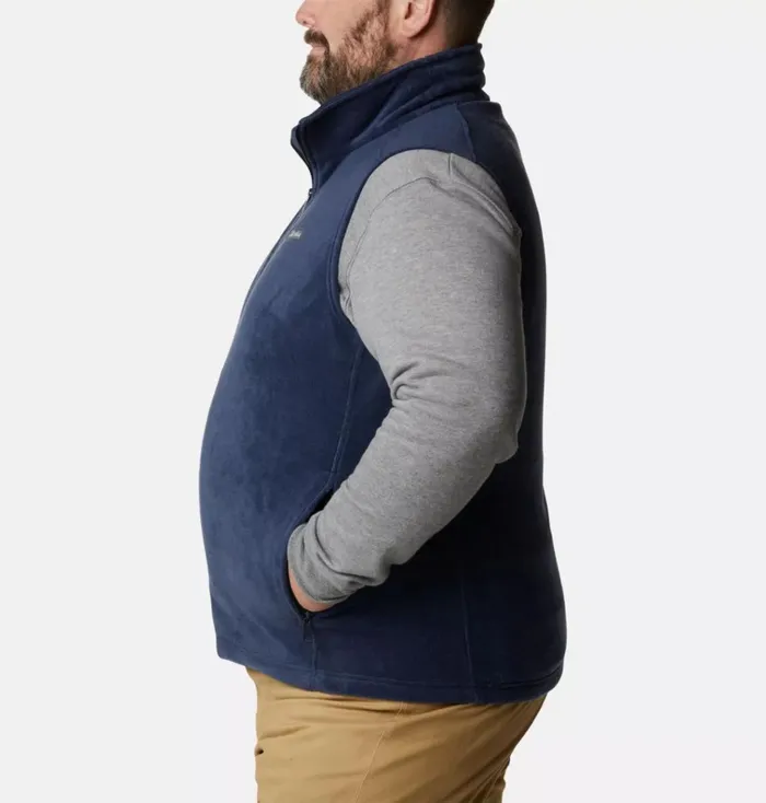 Steens Mountain Fleece Vest 8211 Big Collegiate Navy Mens Columbia Sportswear Vests Steens Mountain Fleece Vest 8211 Big Collegiate Navy Mens Columbia Sportswear Vests