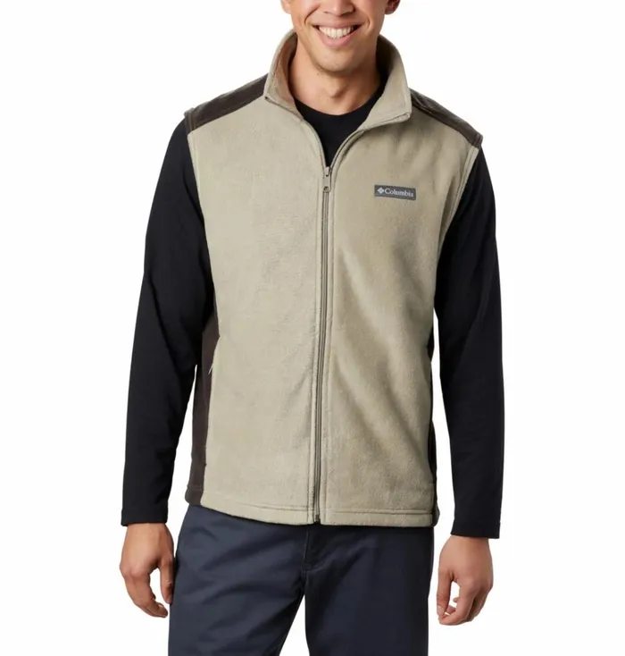 Steens Mountain Fleece Vest Tusk Buffalo Mens Columbia Sportswear Vests