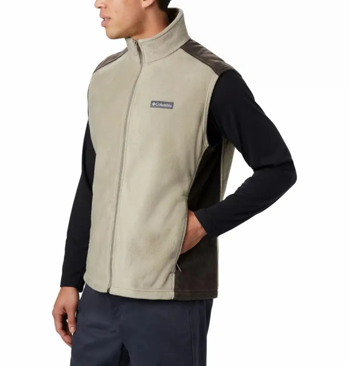 Steens Mountain Fleece Vest Tusk Buffalo Mens Columbia Sportswear Vests