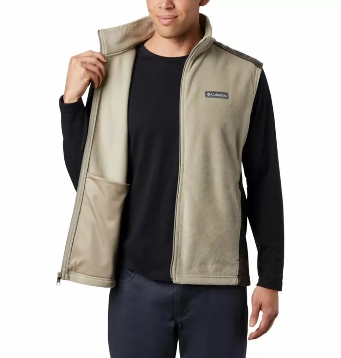 Steens Mountain Fleece Vest Tusk Buffalo Mens Columbia Sportswear Vests