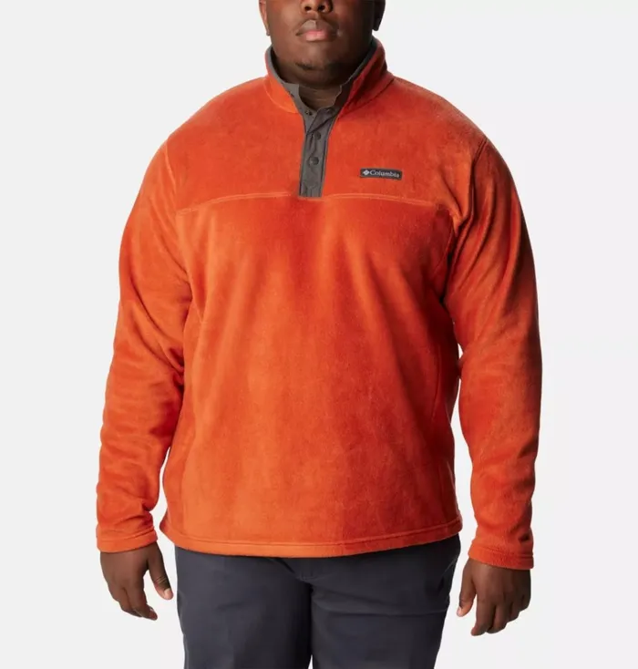 Steens Mountain Half Snap Fleece Pullover 8211 Big Warp Red Shark Mens Columbia Sportswear Pullovers and Tops Steens Mountain Half Snap Fleece Pullover 8211 Big Warp Red Shark Mens Columbia Sportswear Pullovers and Tops