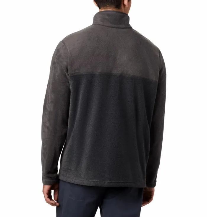 Steens Mountain Half Snap Fleece Pullover Charcoal Heather Shark Mens Columbia Sportswear Pullovers and Tops Steens Mountain Half Snap Fleece Pullover Charcoal Heather Shark Mens Columbia Sportswear Pullovers and Tops