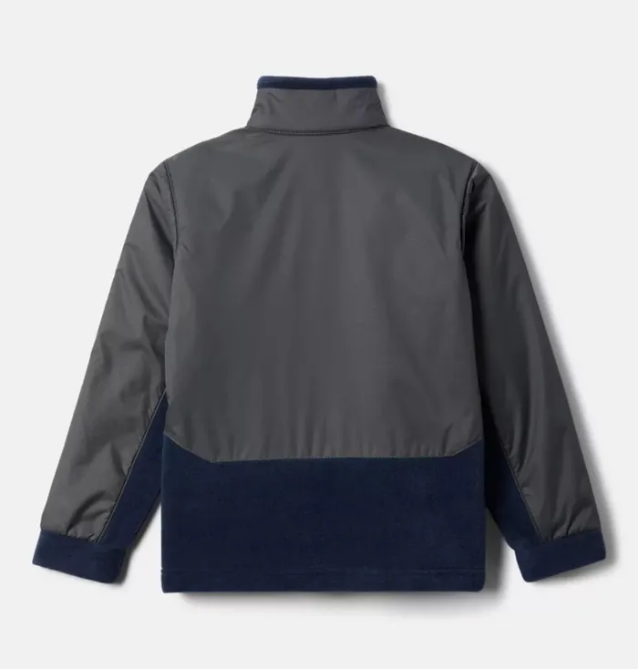Steens Mountain Overlay Fleece Jacket Collegiate Navy Grill Kids Columbia Sportswear Fleece Steens Mountain Overlay Fleece Jacket Collegiate Navy Grill Kids Columbia Sportswear Fleece