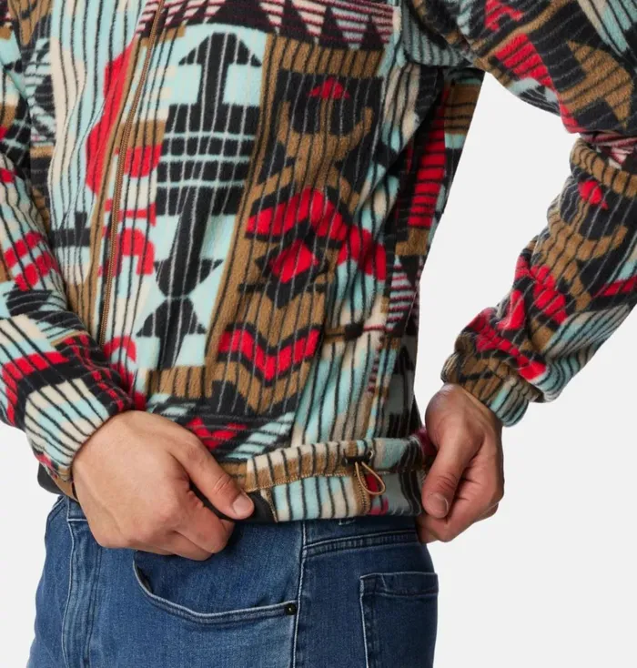 Steens Mountain Printed Fleece Jacket Delta Pathways Print Mens Columbia Sportswear Jackets and Vests Steens Mountain Printed Fleece Jacket Delta Pathways Print Mens Columbia Sportswear Jackets and Vests