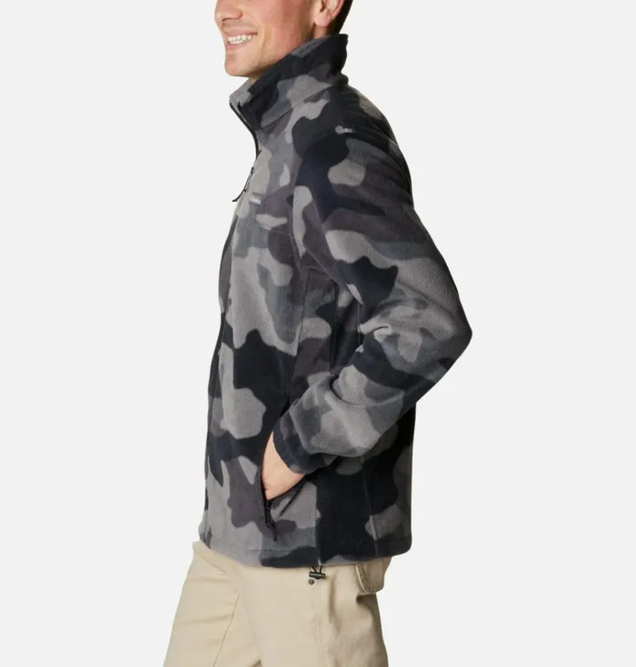Steens Mountain Printed Jacket 8211 Tall Black Mod Camo Mens Columbia Sportswear Jackets and Vests Steens Mountain Printed Jacket 8211 Tall Black Mod Camo Mens Columbia Sportswear Jackets and Vests