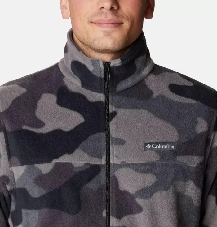 Steens Mountain Printed Jacket 8211 Tall Black Mod Camo Mens Columbia Sportswear Jackets and Vests Steens Mountain Printed Jacket 8211 Tall Black Mod Camo Mens Columbia Sportswear Jackets and Vests