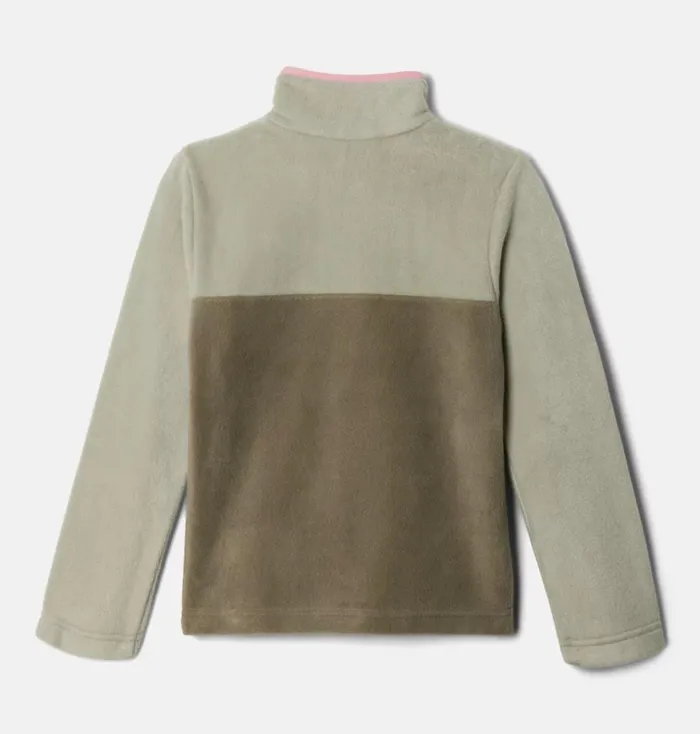 Steens MountainQuarter Snap Fleece Pullover Stone Green Safari Kids Columbia Sportswear Fleece Steens MountainQuarter Snap Fleece Pullover Stone Green Safari Kids Columbia Sportswear Fleece