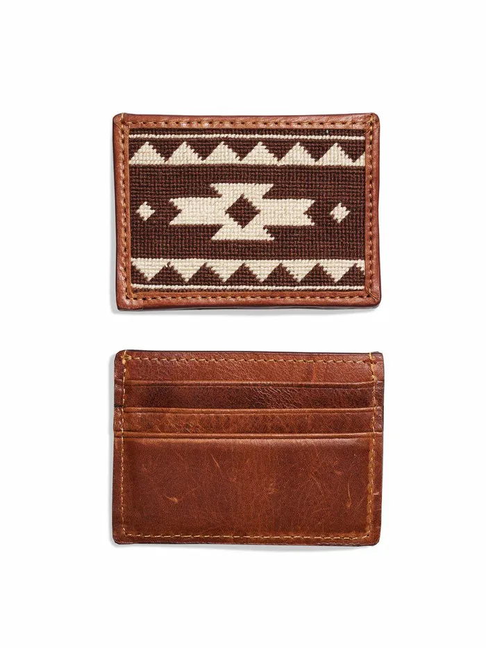 Steven Paul Judd Card Case 8211 Cocoa Cream Motif Cocoa Cream Motif MenWomen Faherty Bags and Wallets