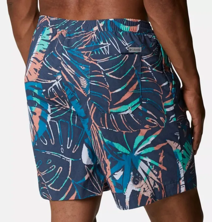 Summerdry Shorts Dark Mountain King Palms Multi Mens Columbia Sportswear Shorts Summerdry Shorts Dark Mountain King Palms Multi Mens Columbia Sportswear Shorts