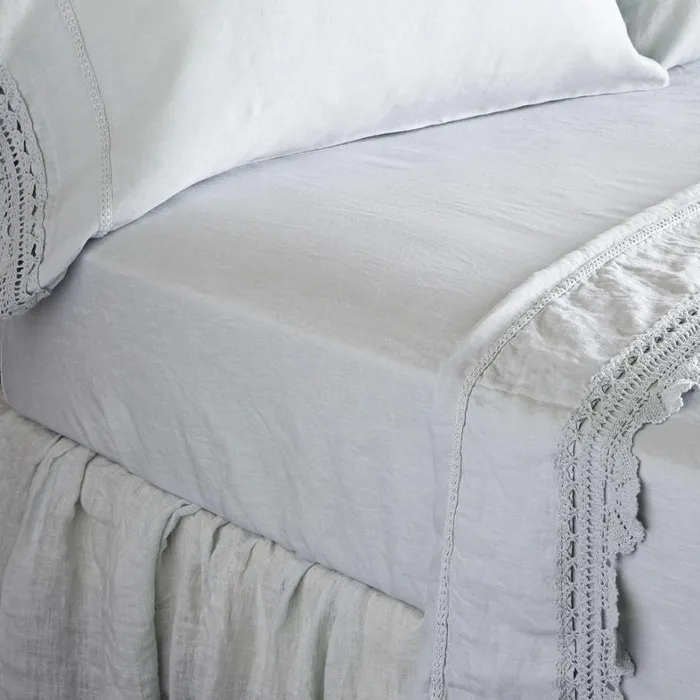 Sundance Catalog Bedding and Bath Gossamer Linen Fitted Sheet Sea 8211 Women Sundance Catalog Bedding and Bath Gossamer Linen Fitted Sheet Sea 8211 Women