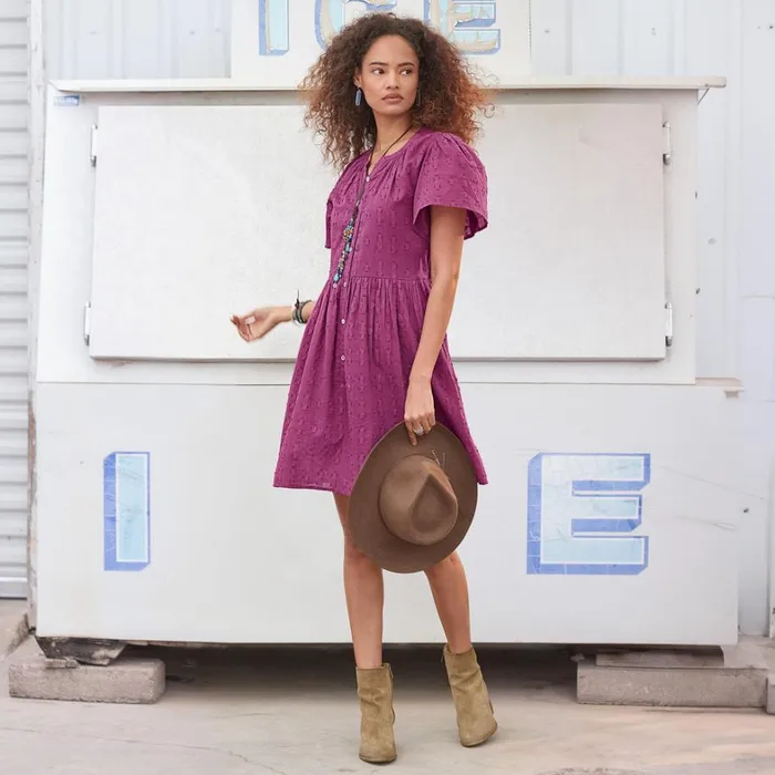 Sundance Catalog Dresses and Jumpsuits Sienna Breeze Dress Raspberry 8211 Women