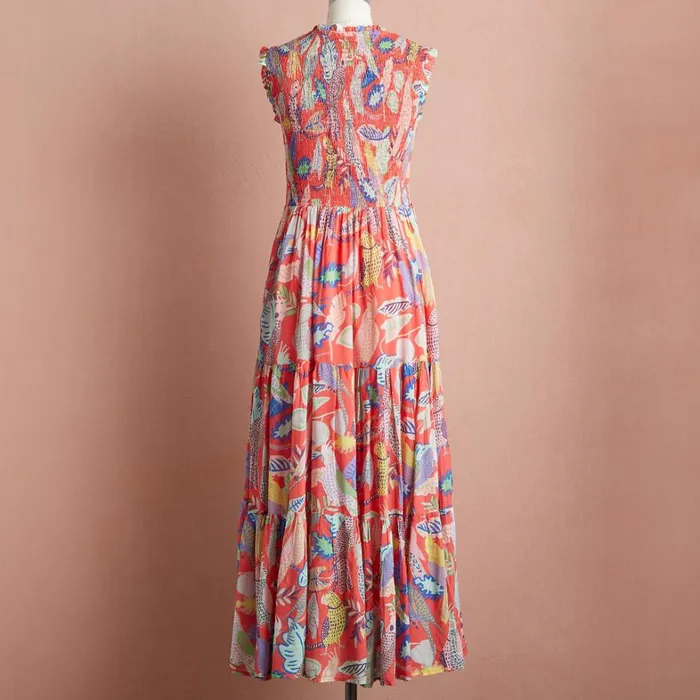 Sundance Catalog Dresses and Jumpsuits Zeta Smocked Dress Coral 8211 Women Sundance Catalog Dresses and Jumpsuits Zeta Smocked Dress Coral 8211 Women