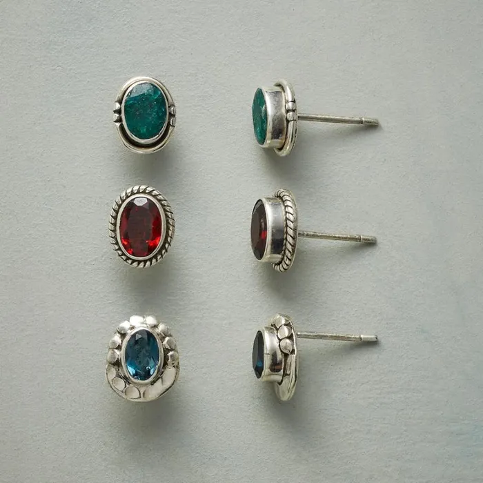 Sundance Catalog Earrings Gemstone Anthology Earring Trio 8211 Women
