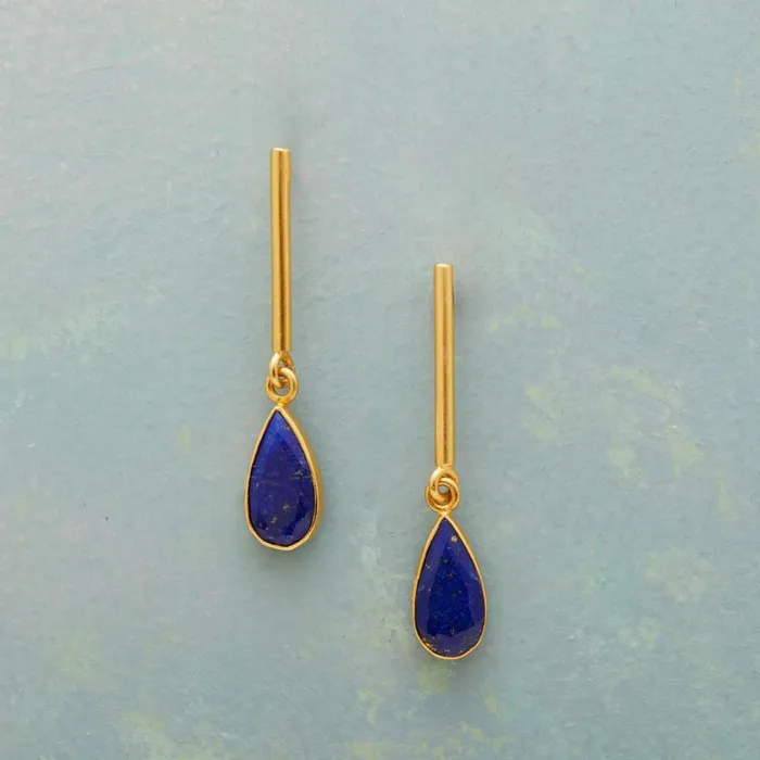 Sundance Catalog Earrings Lapis Teardrops Earrings 8211 Women