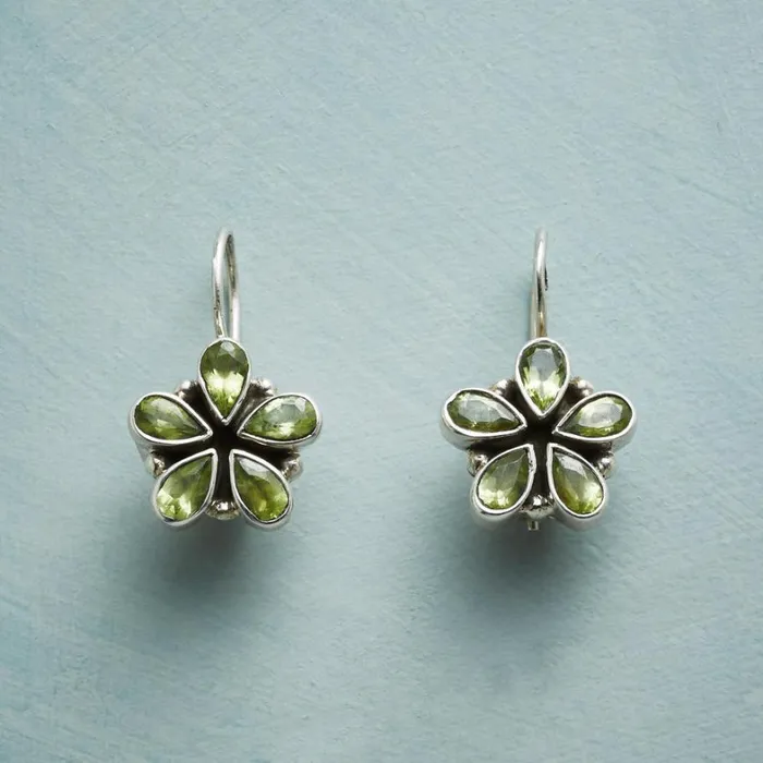 Sundance Catalog Earrings Peridot Petal Earrings 8211 Women