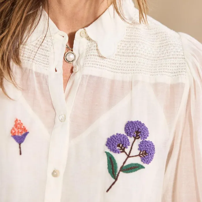 Sundance Catalog Petite Styles Floriana Bloom Shirt Petite Marshmallow 8211 Women Sundance Catalog Petite Styles Floriana Bloom Shirt Petite Marshmallow 8211 Women