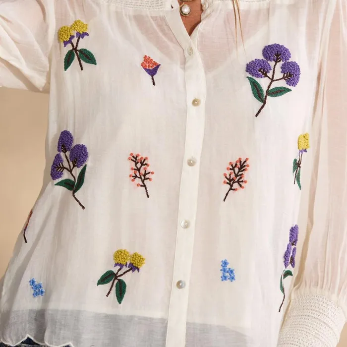 Sundance Catalog Petite Styles Floriana Bloom Shirt Petite Marshmallow 8211 Women Sundance Catalog Petite Styles Floriana Bloom Shirt Petite Marshmallow 8211 Women