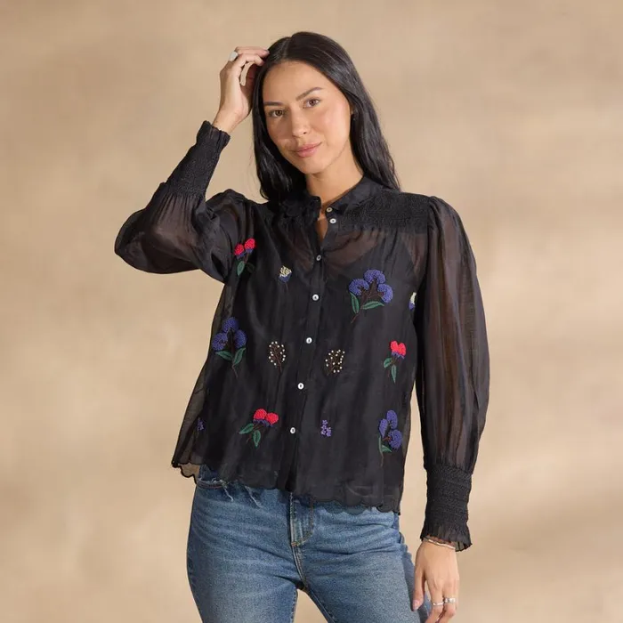 Sundance Catalog Petite Styles Floriana Bloom Shirt Petite Marshmallow 8211 Women Sundance Catalog Petite Styles Floriana Bloom Shirt Petite Marshmallow 8211 Women
