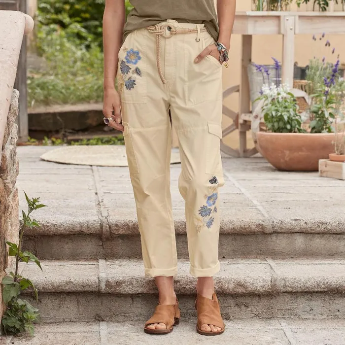 Sundance Catalog Petite Styles Natalia Embroidered Pants Petite Stone 8211 Women Sundance Catalog Petite Styles Natalia Embroidered Pants Petite Stone 8211 Women
