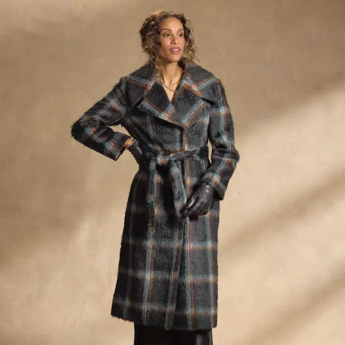 Sundance Catalog Petite Styles Rosemarie Plaid Coat Petite Plaid 8211 Women Sundance Catalog Petite Styles Rosemarie Plaid Coat Petite Plaid 8211 Women