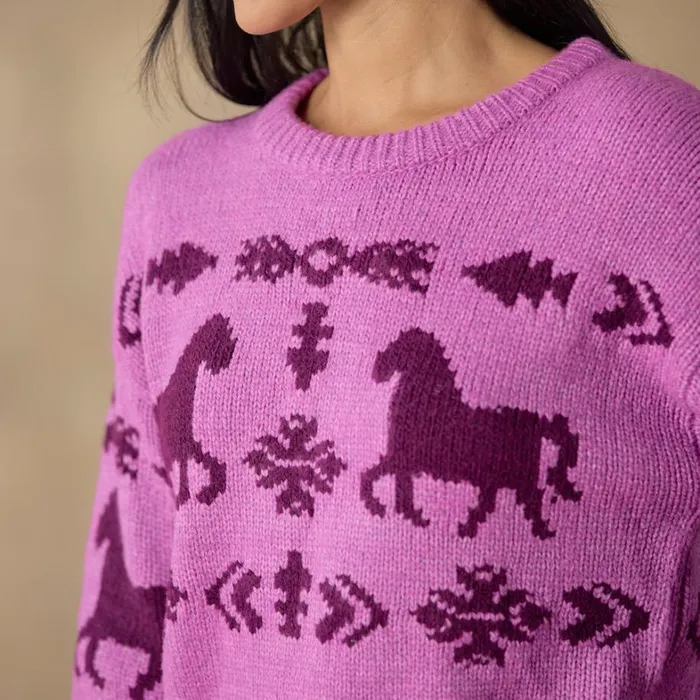 Sundance Catalog Petite Styles Spirited Horse Sweater Petite Charcoal 8211 Women Sundance Catalog Petite Styles Spirited Horse Sweater Petite Charcoal 8211 Women