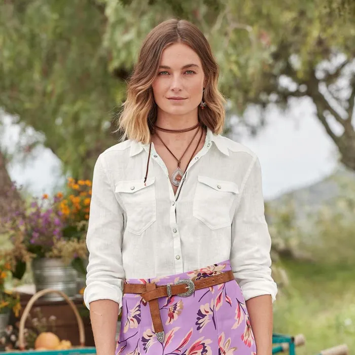 Sundance Catalog Petite Styles Willow Linen Shirt 8211 Petites White 8211 Women Sundance Catalog Petite Styles Willow Linen Shirt 8211 Petites White 8211 Women
