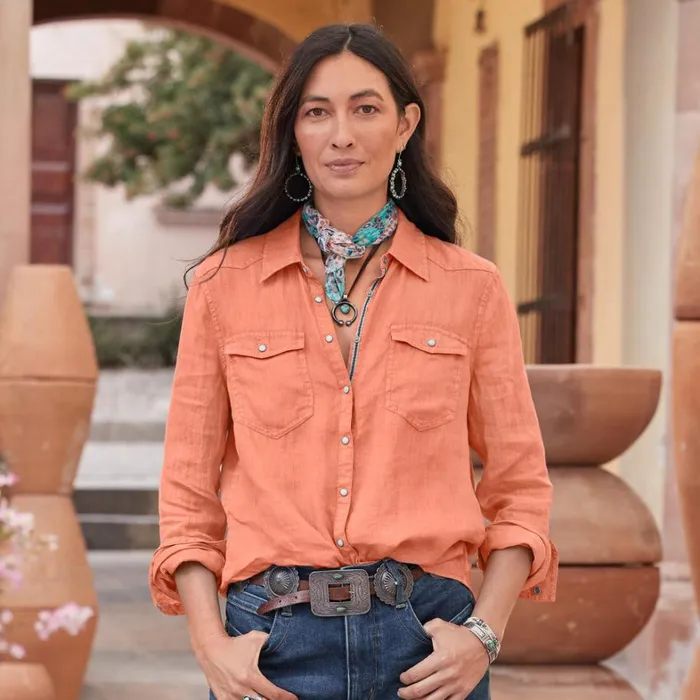 Sundance Catalog Petite Styles Willow Linen Shirt 8211 Petites White 8211 Women Sundance Catalog Petite Styles Willow Linen Shirt 8211 Petites White 8211 Women