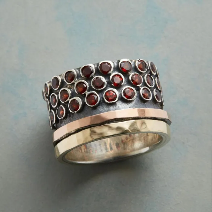 Sundance Catalog Rings Garnet Marquee Ring 8211 Women
