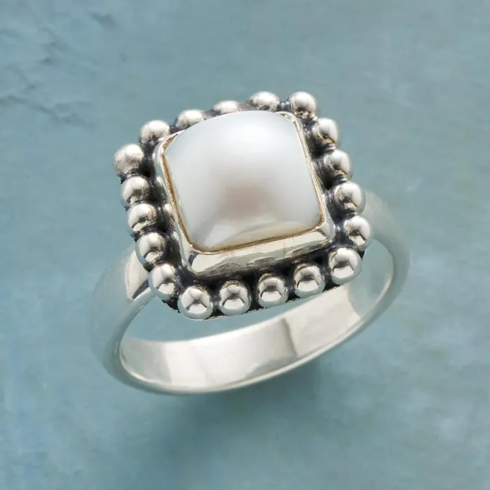 Sundance Catalog Rings Gather Around Pearl Ring 8211 Women