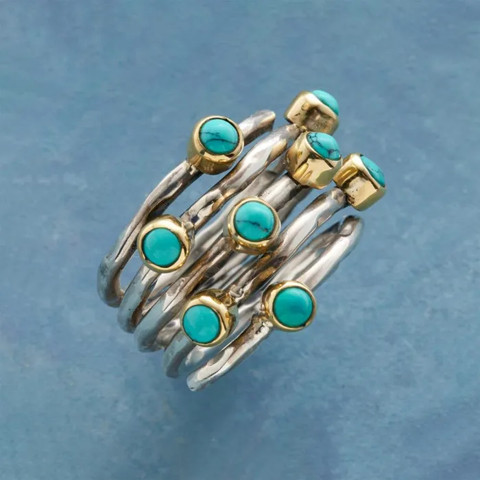 Sundance Catalog Rings Twiggy Turquoise Ring 8211 Women