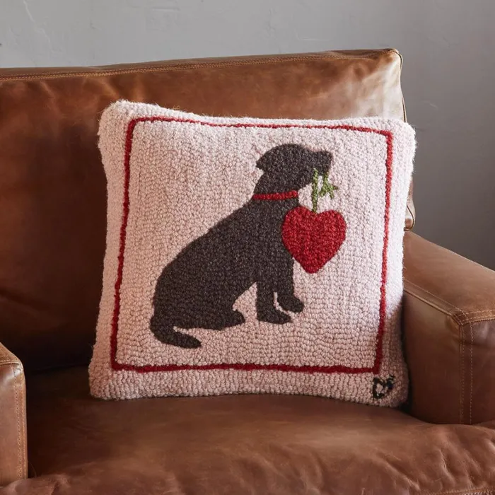 Sundance Catalog Seasonal Heart On A String Pillow Black 8211 Women