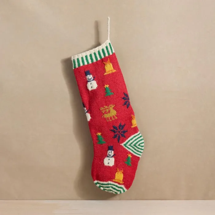 Sundance Catalog Seasonal Heirloom Festive Cheer Stocking 8211 Women