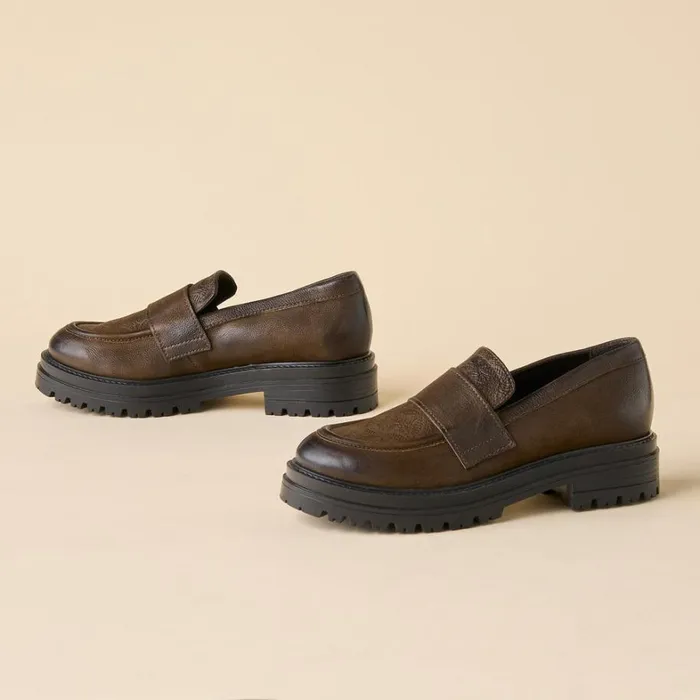 Sundance Catalog Shoes Glen Ellen Loafers Brown 8211 Women