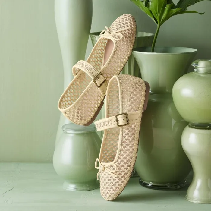 Sundance Catalog Shoes Lobelia Flats Natural 8211 Women