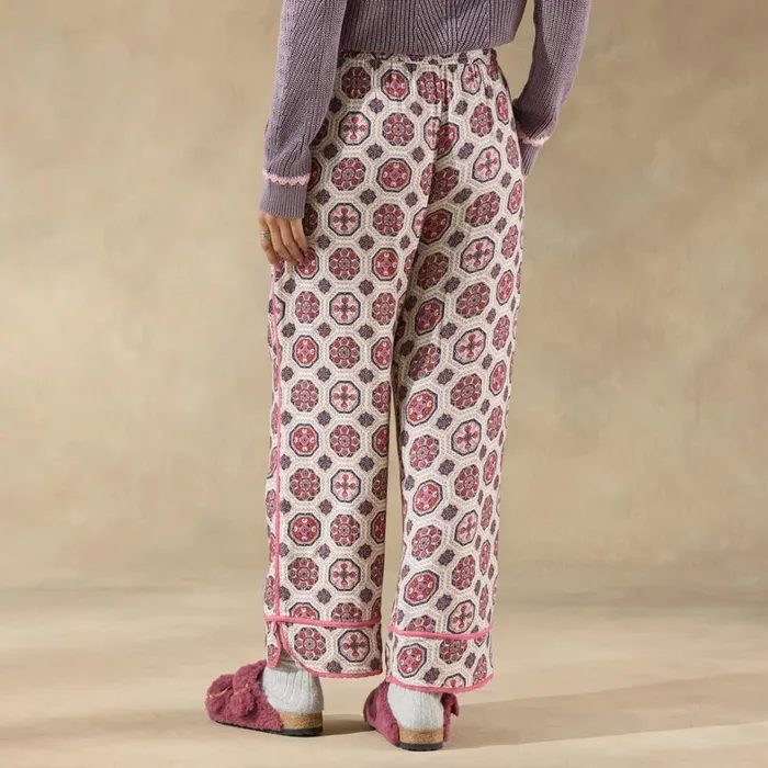 Sundance Catalog Sleep and Lounge Abstract Gardens Pajama Bottoms Vanilla 8211 Women Sundance Catalog Sleep and Lounge Abstract Gardens Pajama Bottoms Vanilla 8211 Women