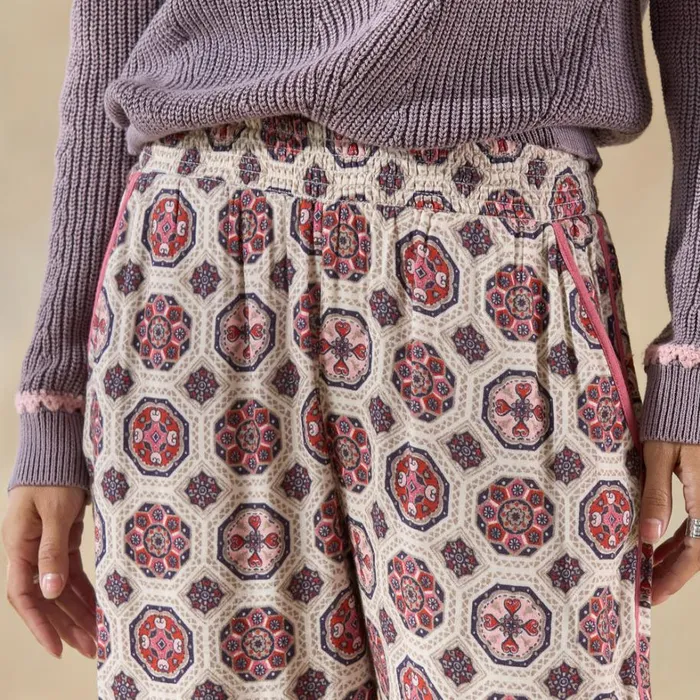 Sundance Catalog Sleep and Lounge Abstract Gardens Pajama Bottoms Vanilla 8211 Women Sundance Catalog Sleep and Lounge Abstract Gardens Pajama Bottoms Vanilla 8211 Women