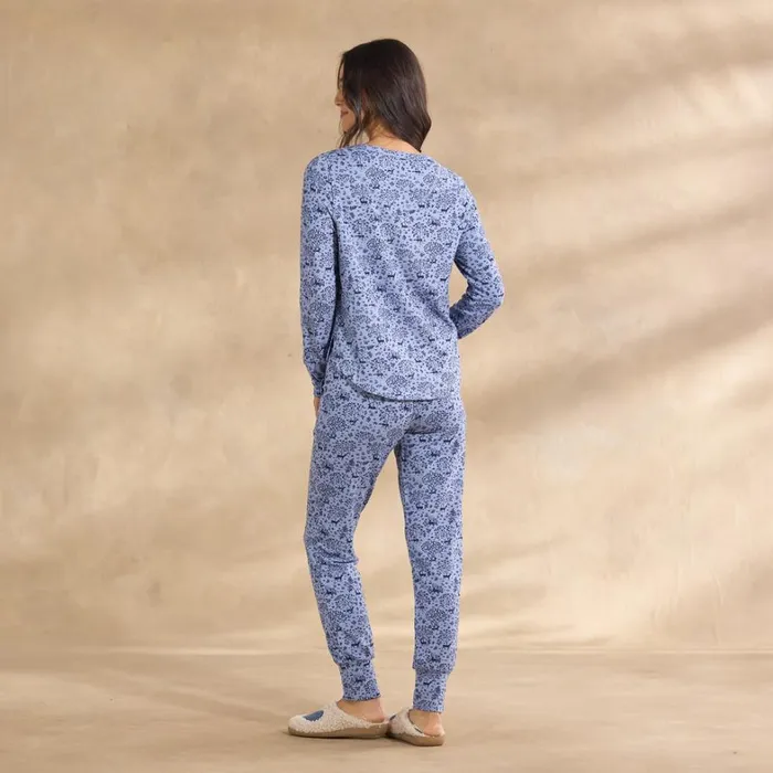 Sundance Catalog Sleep and Lounge Forest Friends Pajama Set Cornflower 8211 Women Sundance Catalog Sleep and Lounge Forest Friends Pajama Set Cornflower 8211 Women