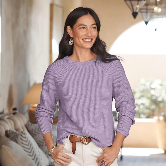Sundance Catalog Sweaters Acadia Cashmere Sweater Lilac 8211 Women