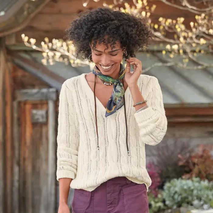 Sundance Catalog Sweaters Gwyneth Timeless Sweater Ivory 8211 Women