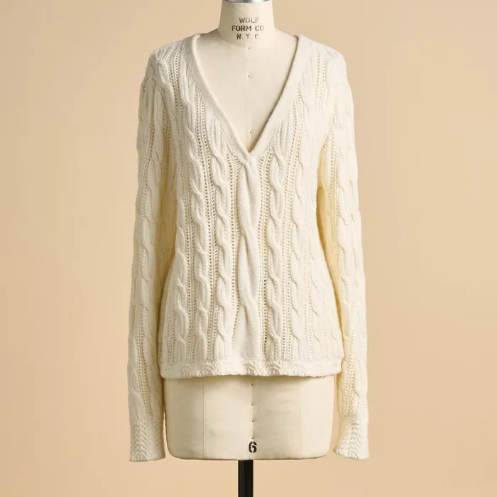 Sundance Catalog Sweaters Gwyneth Timeless Sweater Ivory 8211 Women
