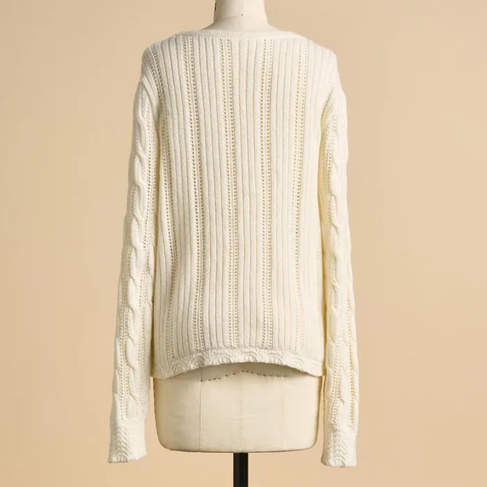 Sundance Catalog Sweaters Gwyneth Timeless Sweater Ivory 8211 Women