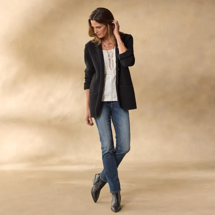 Sundance Catalog Sweaters Ivy League Sweater Blazer Onyx 8211 Women Sundance Catalog Sweaters Ivy League Sweater Blazer Onyx 8211 Women