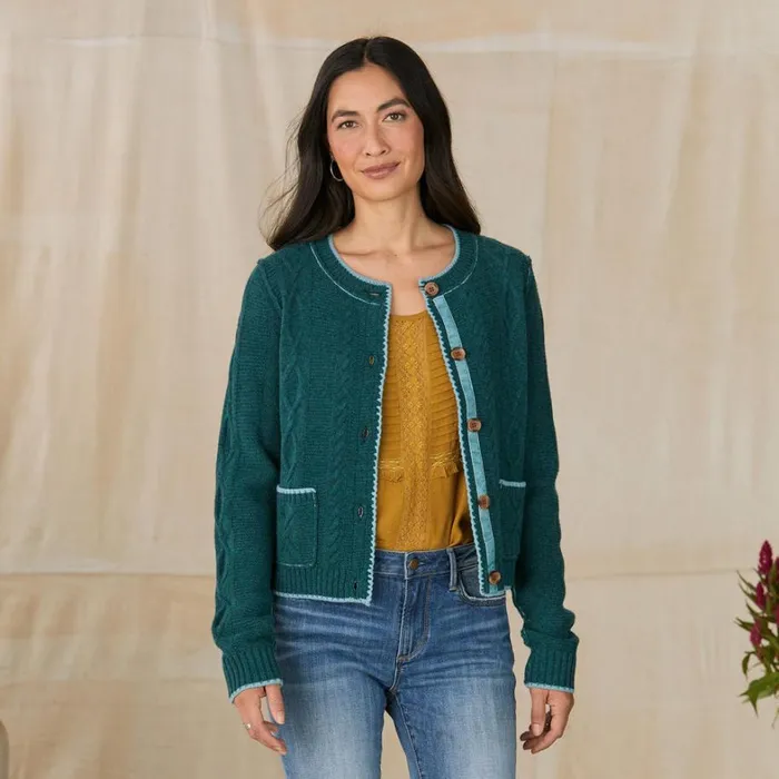 Sundance Catalog Sweaters Sloane Cardigan Petite Dark Cedar 8211 Women