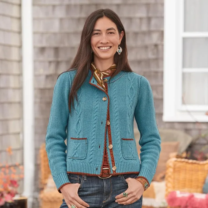 Sundance Catalog Sweaters Sloane Cardigan Petite Dark Cedar 8211 Women Sundance Catalog Sweaters Sloane Cardigan Petite Dark Cedar 8211 Women