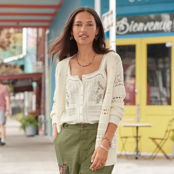 Sundance Catalog Sweaters Travelers Cardigan Night Sky 8211 Women