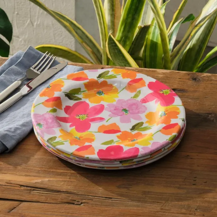 Sundance Catalog Tabletop Fanciful Garden Salad Plate Set 8211 Women