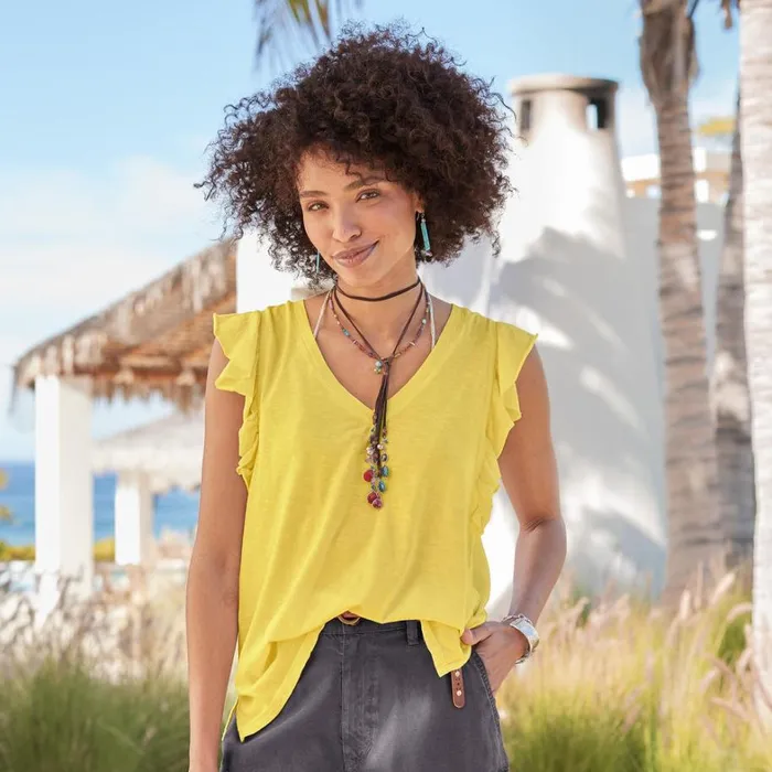 Sundance Catalog Tops Lakelynn Ruffle Top Magenta 8211 Women Sundance Catalog Tops Lakelynn Ruffle Top Magenta 8211 Women