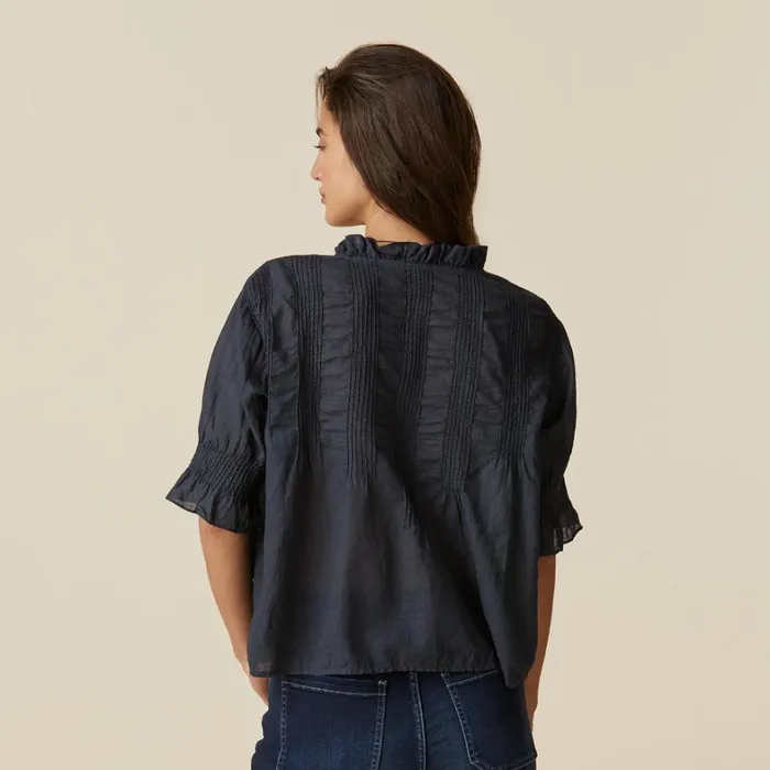 Sundance Catalog Tops Sofia Pintuck Shirt Black 8211 Women Sundance Catalog Tops Sofia Pintuck Shirt Black 8211 Women