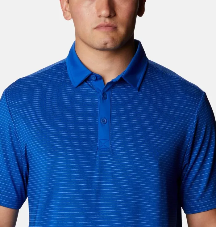 Sunday Golf Polo Azul Mens Columbia Sportswear Short Sleeve