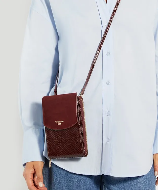Sunrise Burgundy Textured Cross Body Micro Bag Dune London Red Women Dune London Handbags Sunrise Burgundy Textured Cross Body Micro Bag Dune London Red Women Dune London Handbags